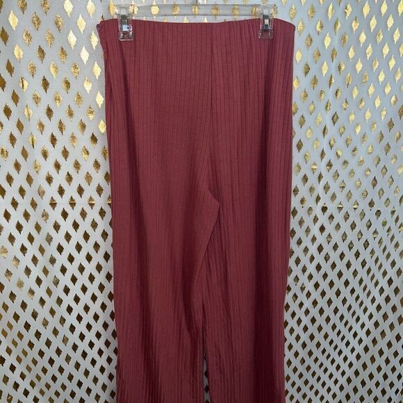 Bundle set of pants pink flowy and seamless leggings size L - Picture 3 of 12